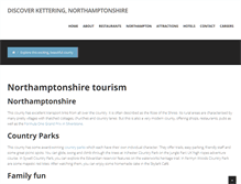 Tablet Screenshot of explorenorthamptonshire.co.uk